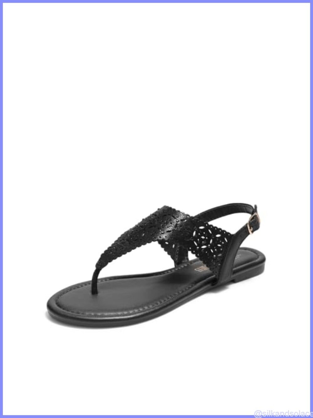 T-Strap Gladiator Flat Sandals Cutout Ankle Strap Summer